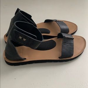 Reef sandals with ankle strap